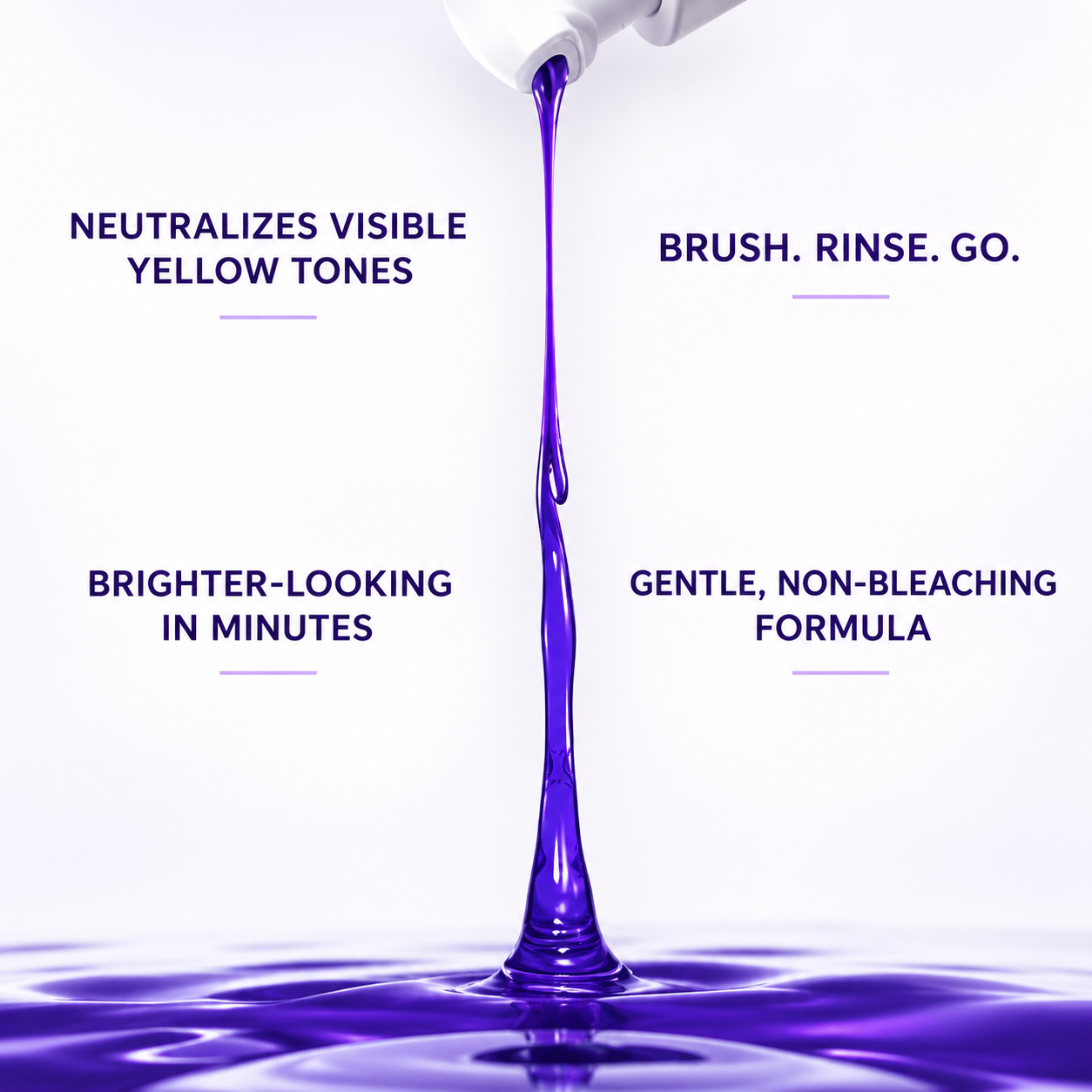 FrostySmiles Instant Purple-Correcting Tooth Serum